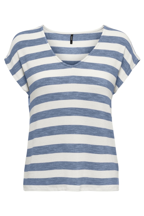 Only onllira life s/s v-neck top jrs noo